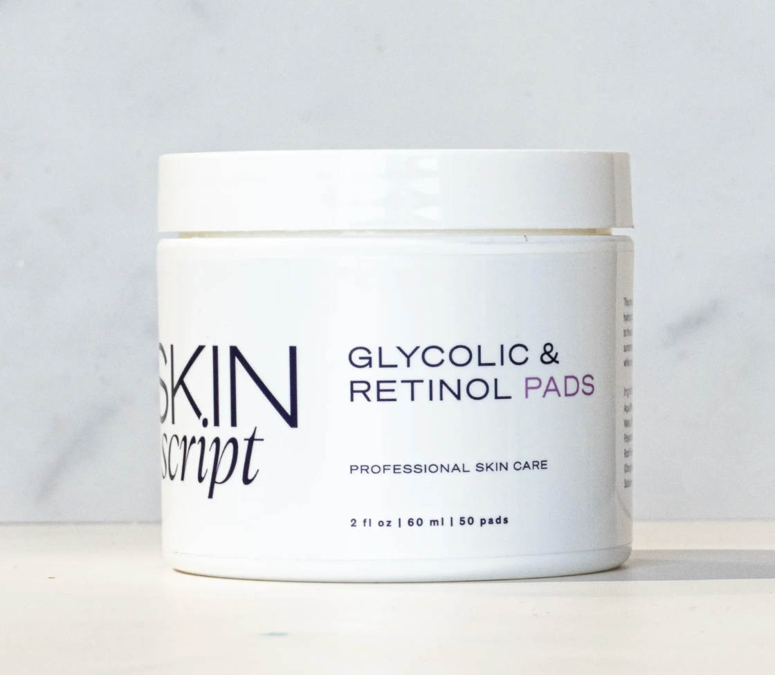 Skin Script Glycolic and Retinol Pads