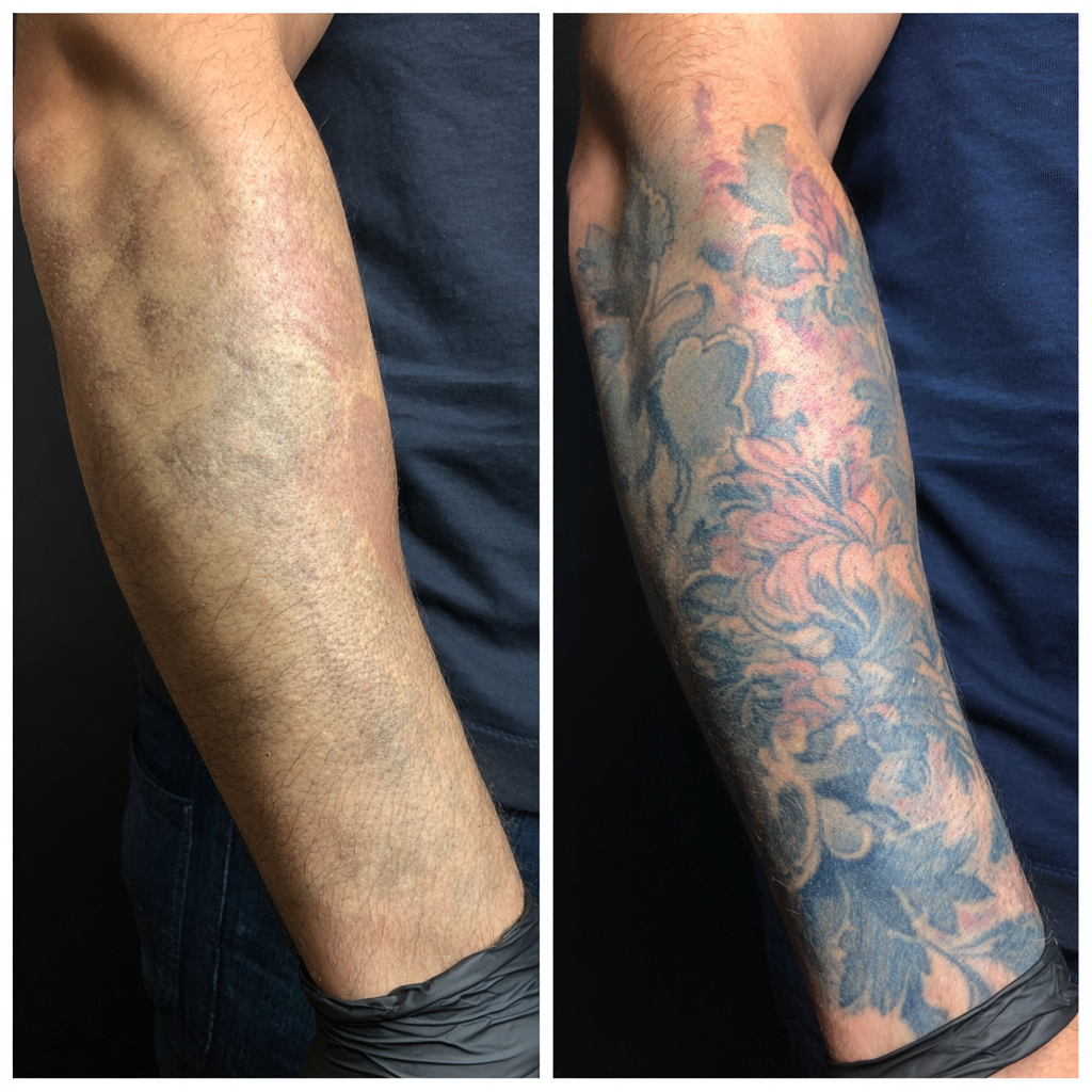 Laser tattoo removal at Weekday Ritual